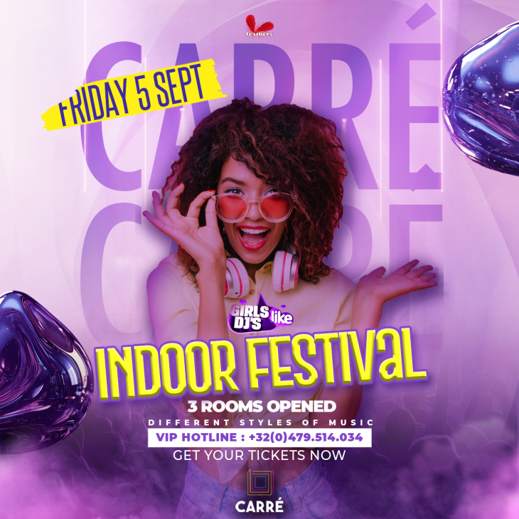 Feathers Girls Like Djs at Carré - Indoor Festival