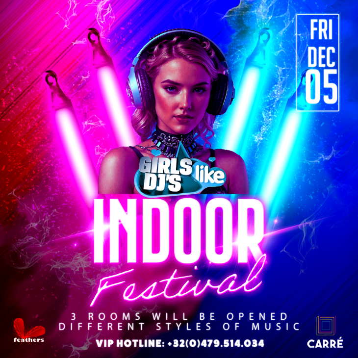 Girls Like Djs at Carré Fri. 5 dec. Girls Like Djs at Carré Fri. 5 dec.