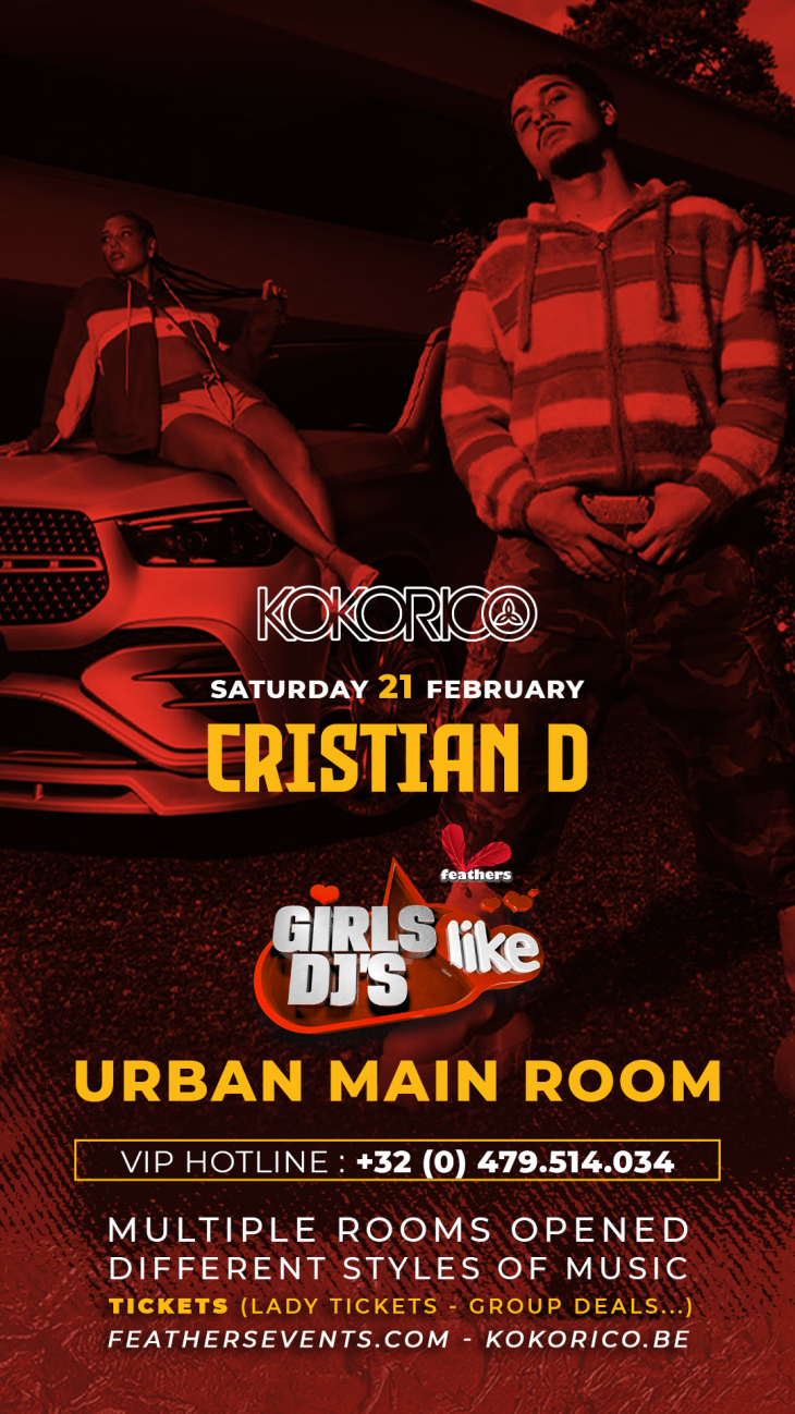 Girls Like Djs in Kokorico Cristian D (live)