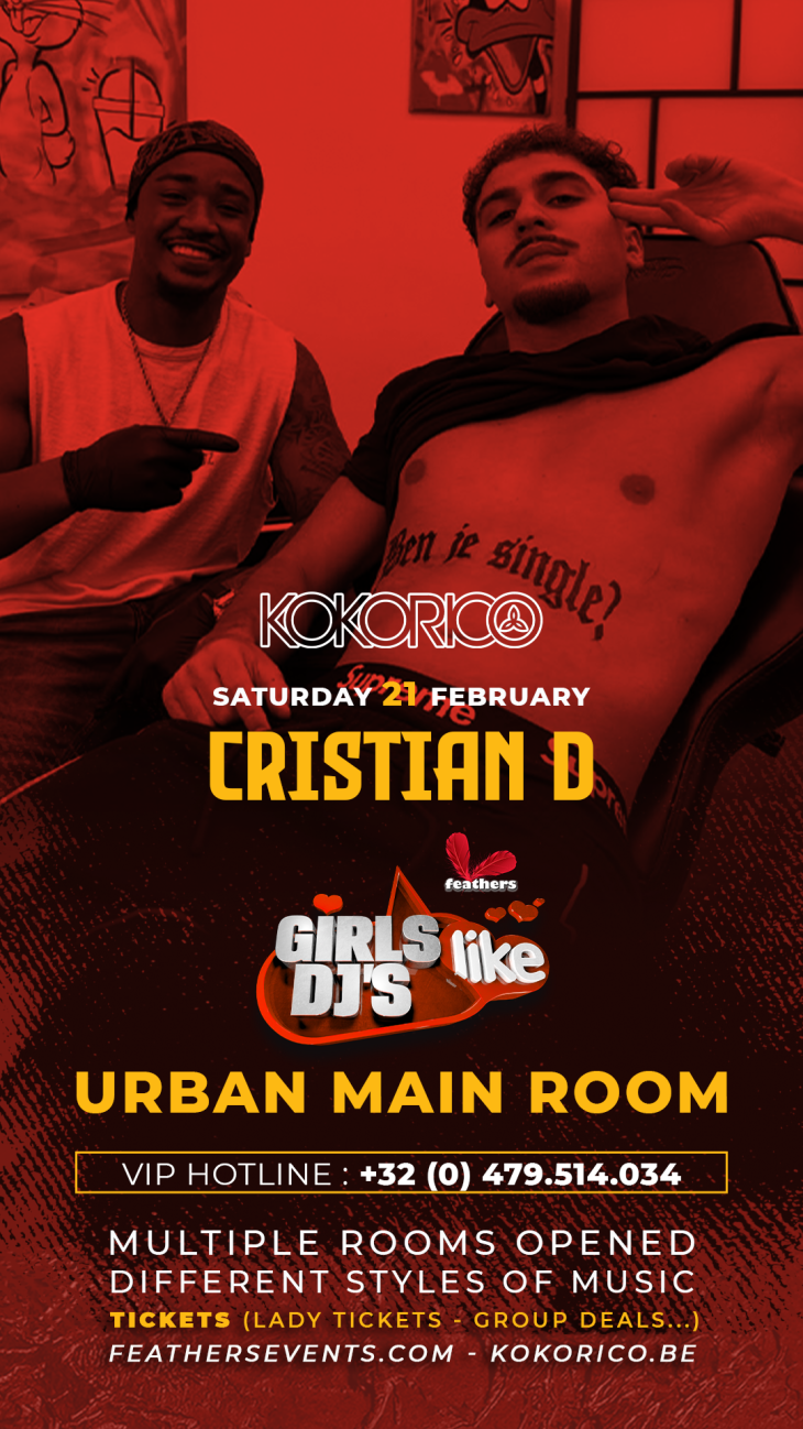 Girls Like Djs in Kokorico Cristian D (live)