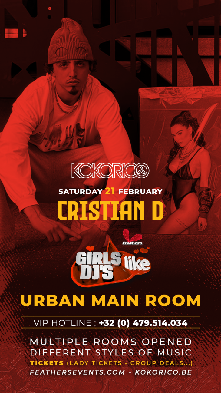 Girls Like Djs in Kokorico Cristian D (live)