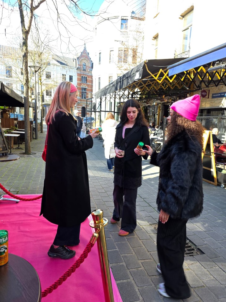 Valentijn Pop Up activatie Antwerpen